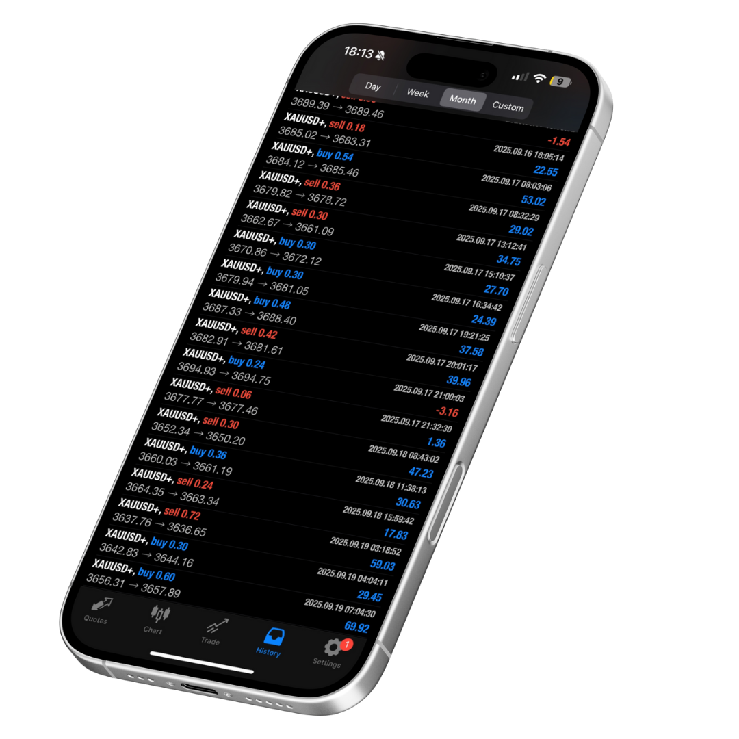 Quantum Pilot mobile dashboard mockup